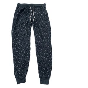 Gray Cheetah Print Sweatpants